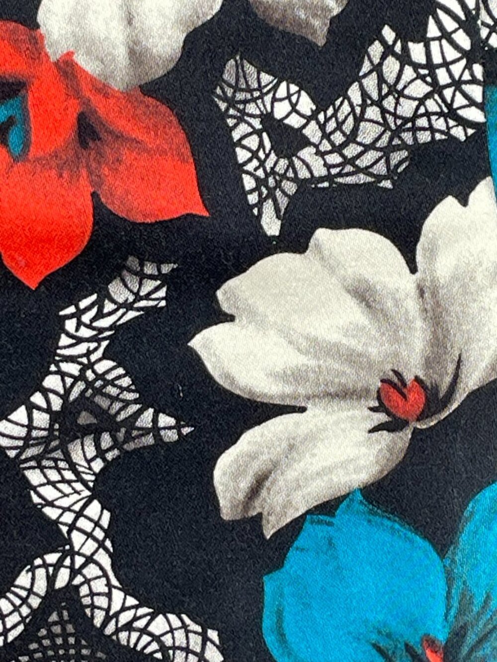 French Connection Cotton Floral Peplum Sheath Dress Size 2 - Picture 8 of 11